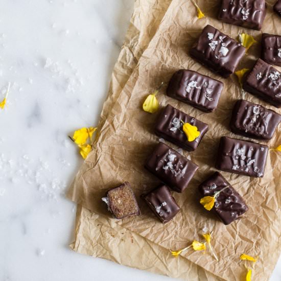 Salted Caramel Chocolate Truffles