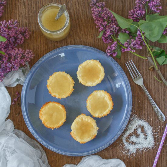 Coconut Mini Cheesecakes