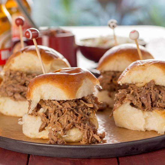 Salted Caramel Pulled Pork Slider