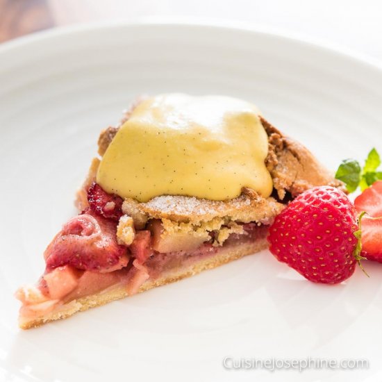 Gluten free Strawberry Galette