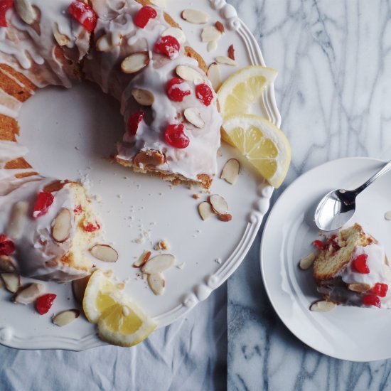 Mary Berry Cherry Cake with Mint