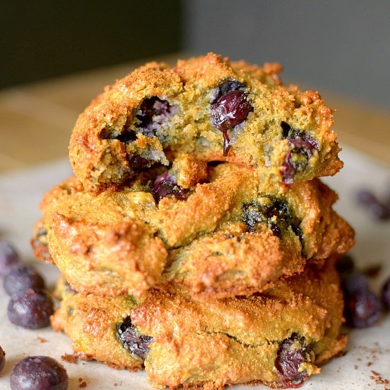 Banana Blueberry Muffin Tops