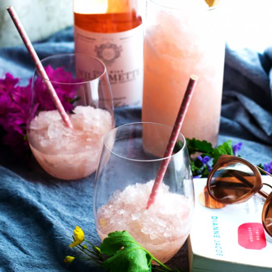 Lavender Peach Wine Slushies