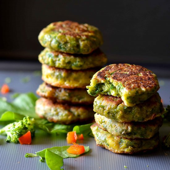 Green Broccoli Patties