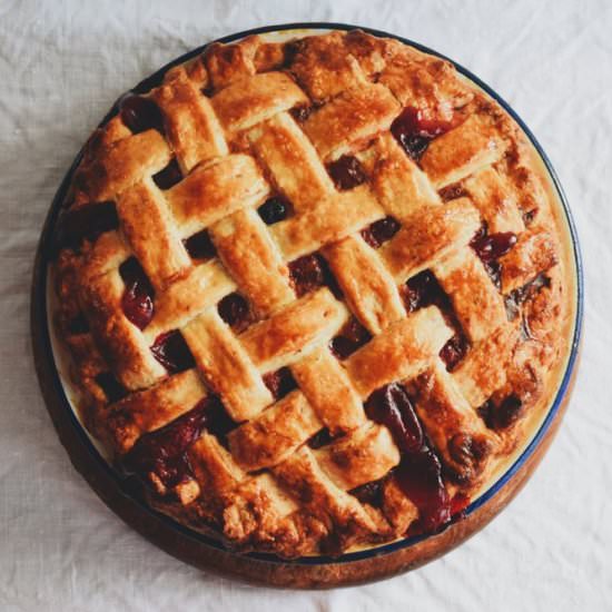 Cherry Hazelnut Pie