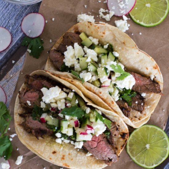 Flank Steak Tacos