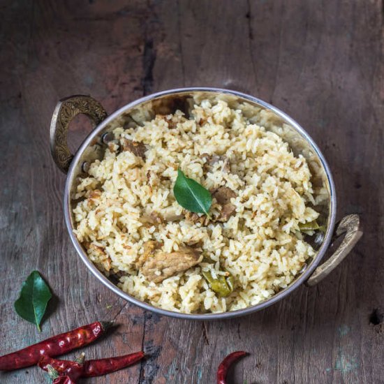 Andhra style Mutton Pulao