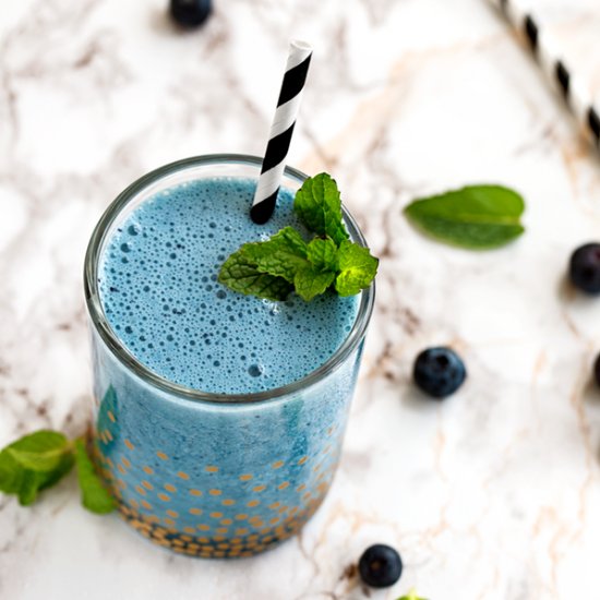 Blue Matcha Blended Iced Drinks