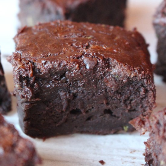 Gooey Chocolate Zucchini Brownies