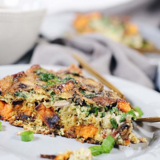 Bacon Sweet Potato Frittata