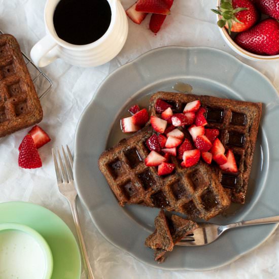 Gluten Free Buckwheat Waffles