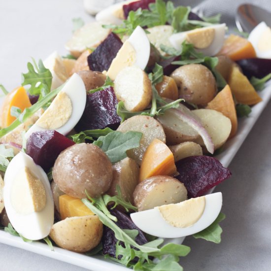 Roasted Beet Potato Salad