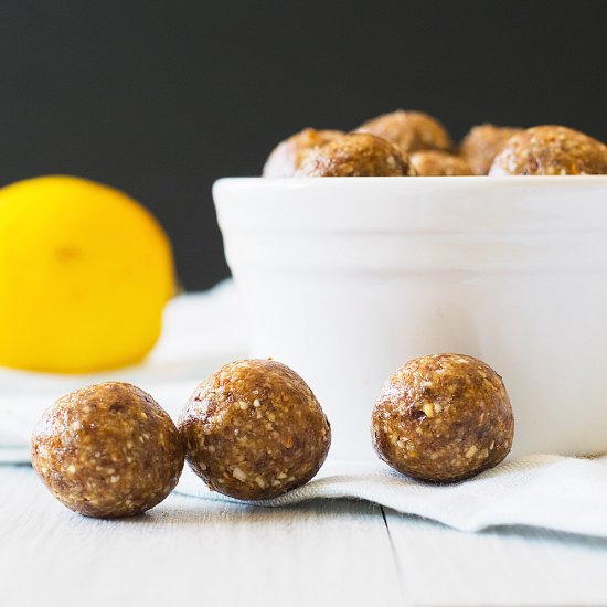 Lemon Drizzle Energy Balls