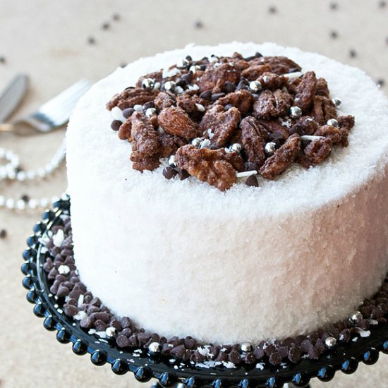 Coconut & Candied Nut Cake