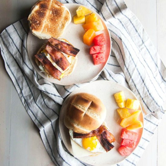 5 Ingredient Breakfast Sandwiches