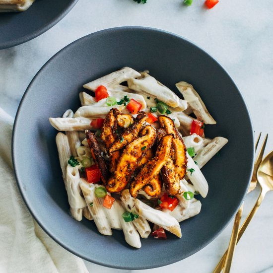 Creamy Vegan Cajun Pasta