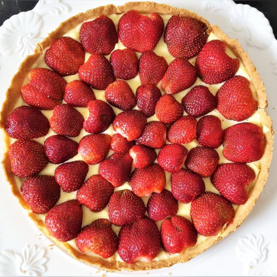 German Strawberry Torte