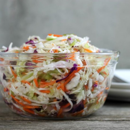 Vinegar Based Coleslaw