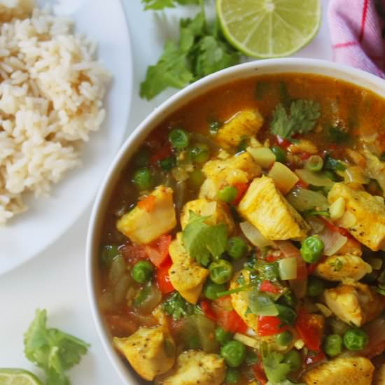 Veggie Packed Chicken Curry