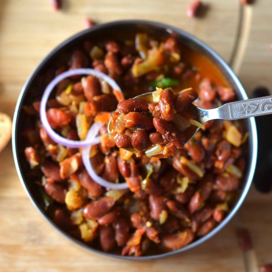 Red kidney beans masala