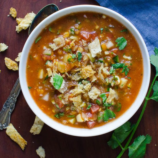 Chunky Garden Gazpacho