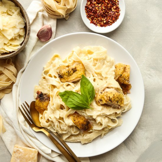 Chicken Fettuccine Alfredo