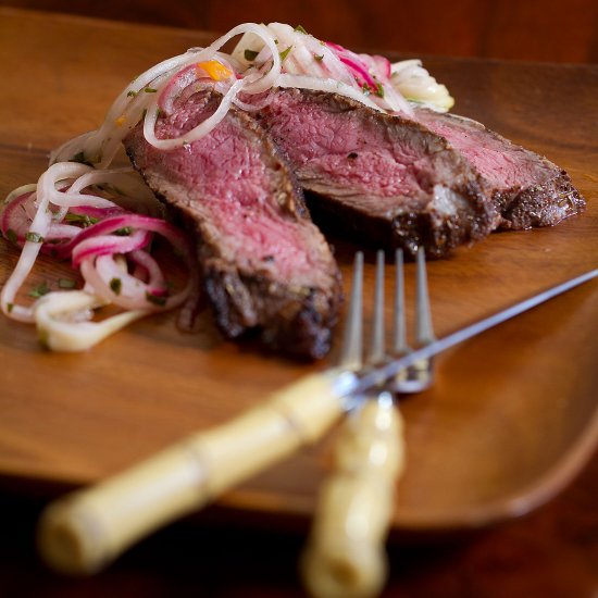 Jer-Rubbed Steak with Thai Relish