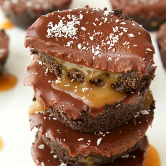 No-Bake Chocolate Caramel Tarts