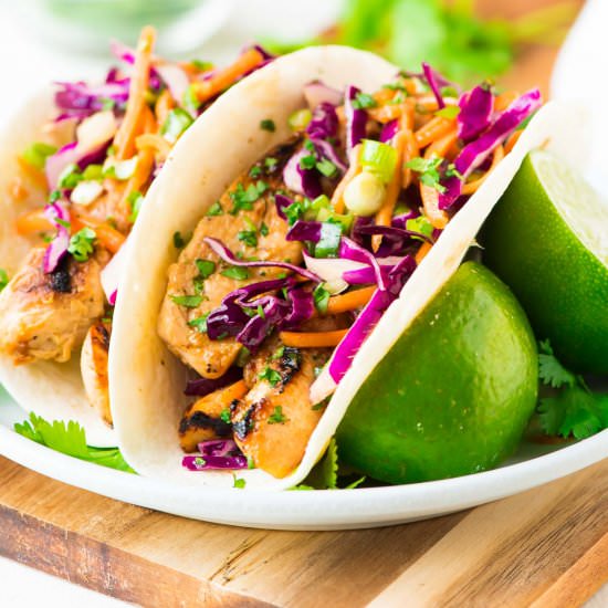 Ginger Chicken Tacos