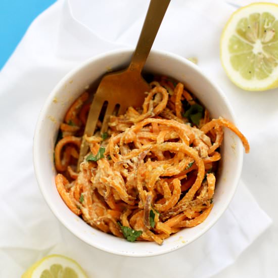 Creamy Sweet Potato Noodles