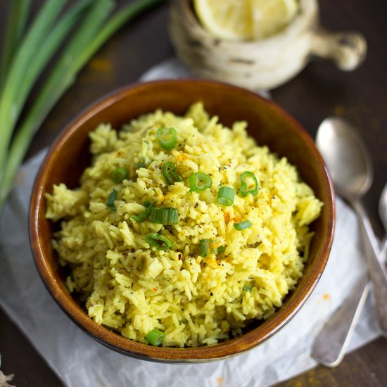 Lemon Turmeric Rice