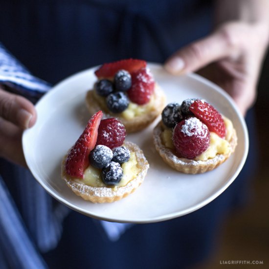 Gluten Free Vanilla Custard Tart