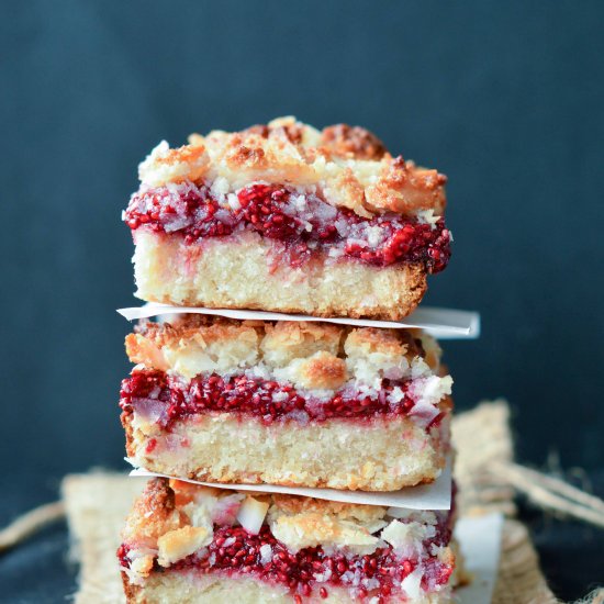 Raspberry Crumble Bars