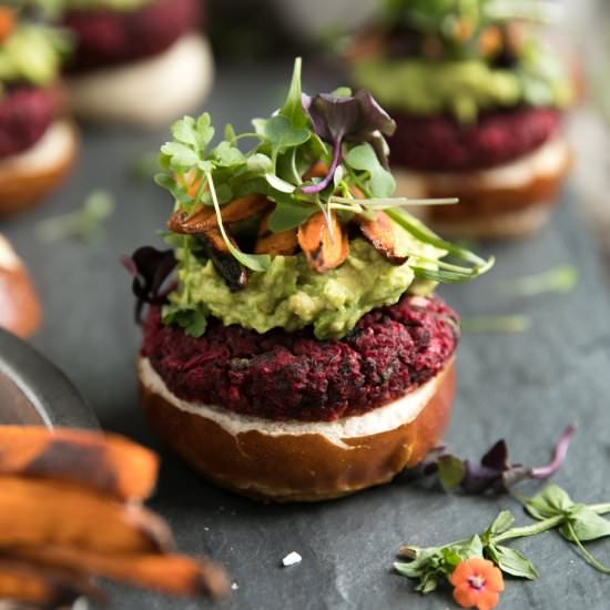 Vegetarian Beet Burgers