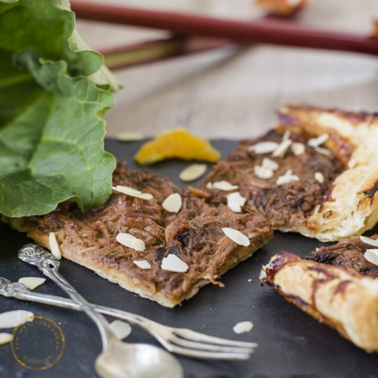 Rhubarb & Ginger Summer Tart