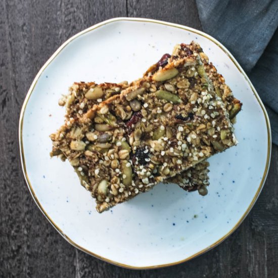 Sunflower Flax Granola Bars