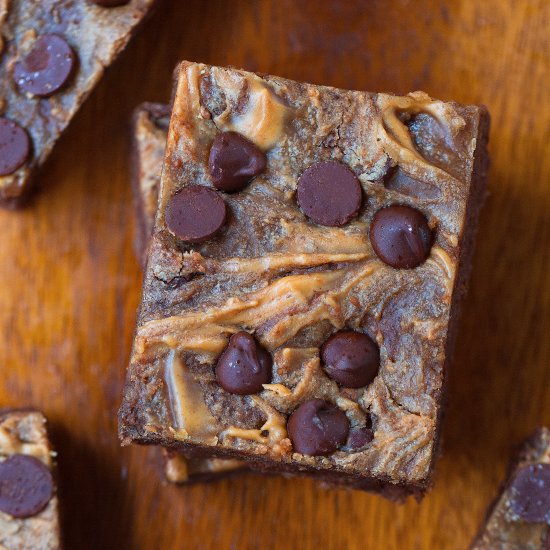 Reeses Cup Black Bean Brownies