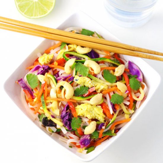 Easy Vegetarian Pad Thai