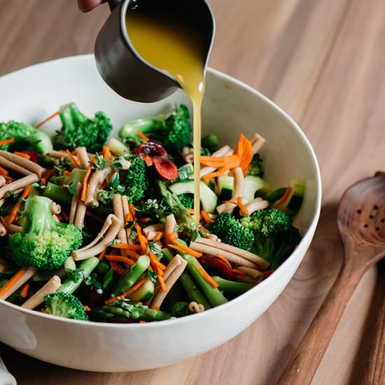 Broccoli and Asparagus Pasta Salad