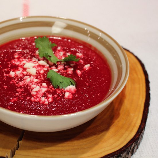 Smooth Red Beet Soup