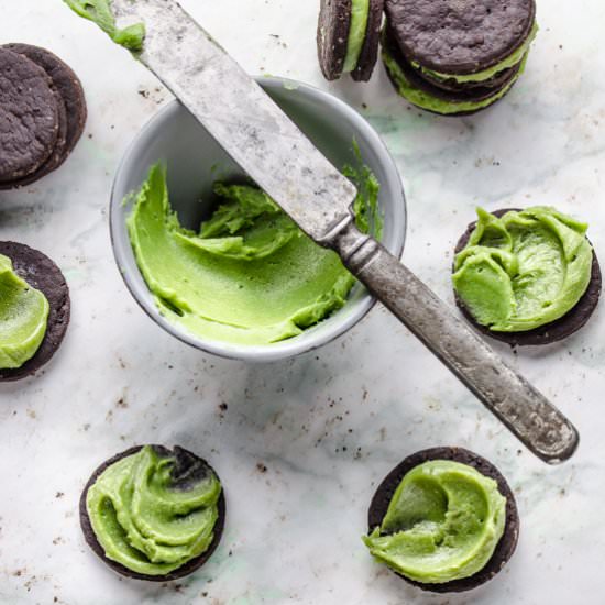 Matcha Oreos