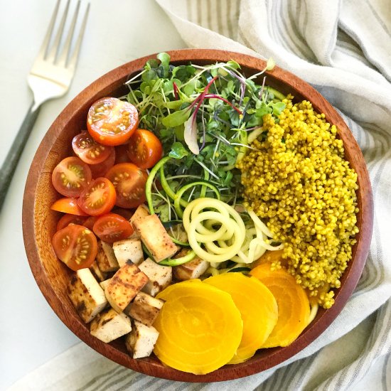 Turmeric Quinoa Buddha Bowl