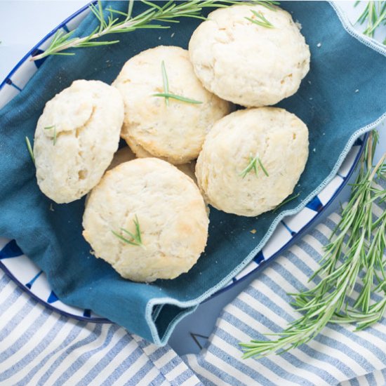 Vegan Rosemary Biscuits