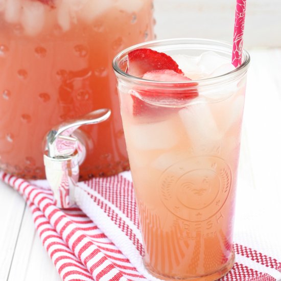 Strawberry Rhubarb Lemonade