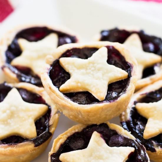 Mini Blueberry Pies