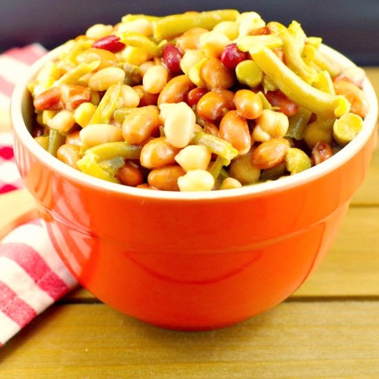 Easy Vegan Bean Salad