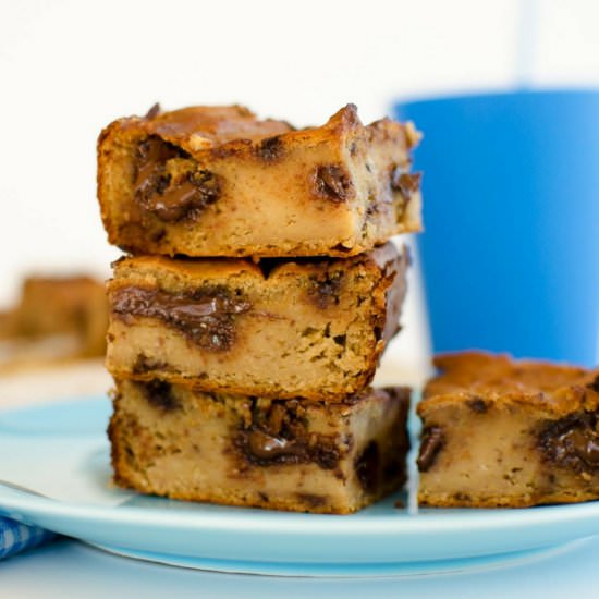 Chickpea, Banana, and Chocolate Slice