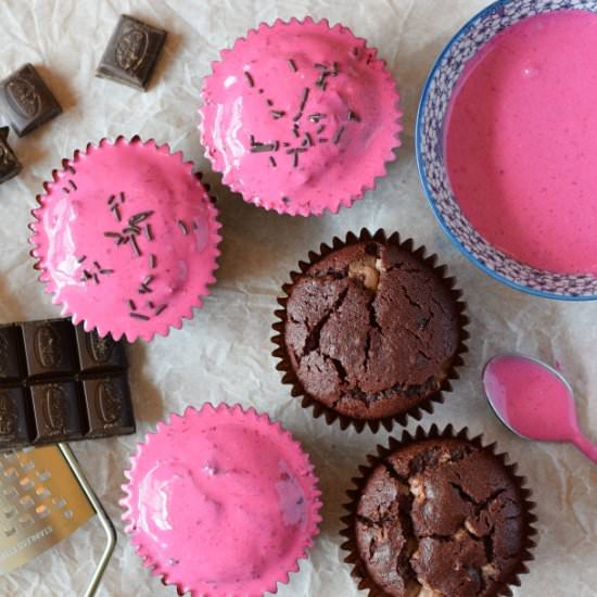 Beetroot & Chocolate Cupcakes