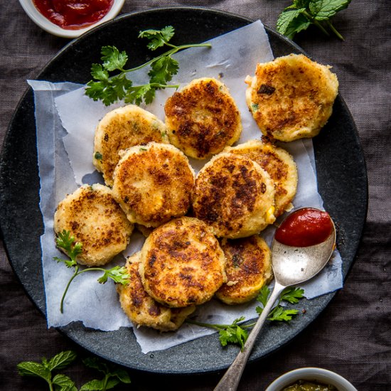 Corn Aloo Tikki