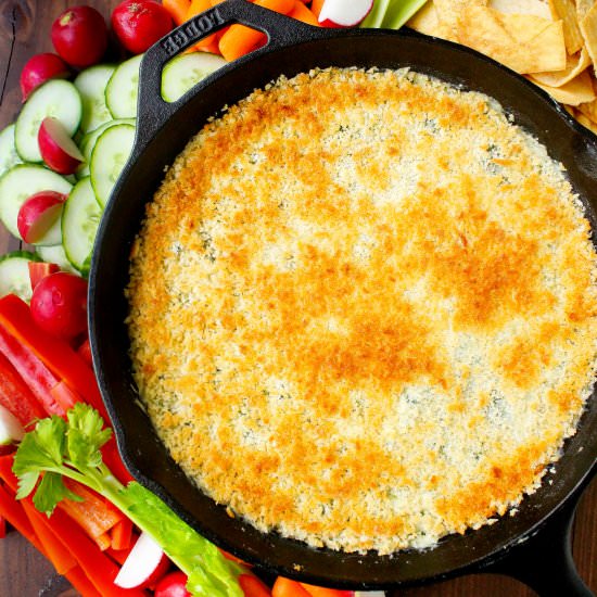 Cheesy Kale and Bean Dip